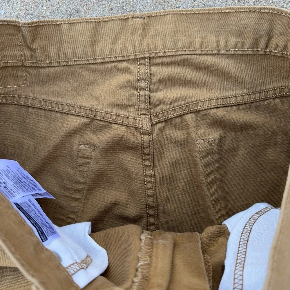 Levi's 505 Men's 36x30 Light Brown Straight Leg Jeans Regular Fit Caraway Twill